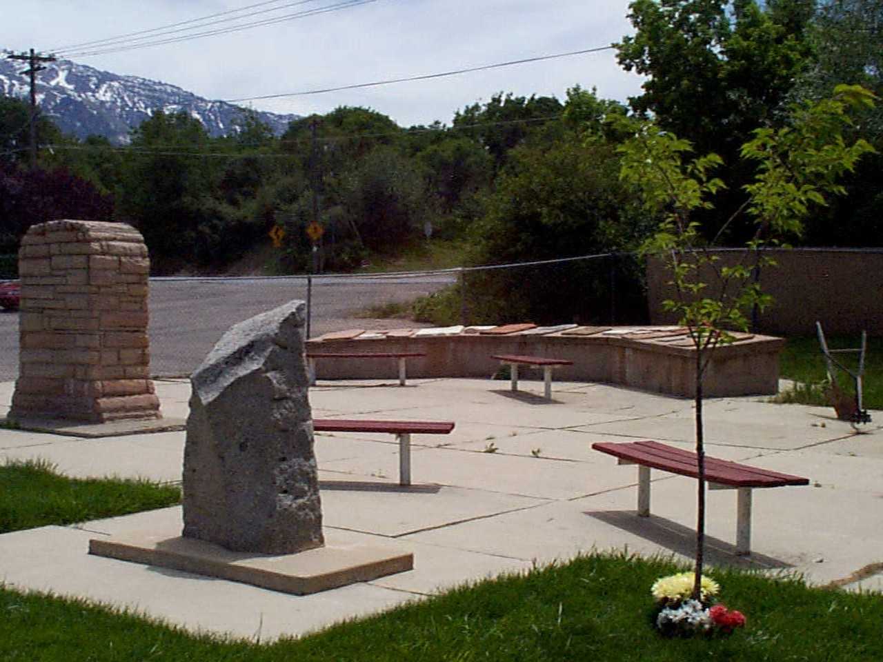 Back View of DUP Monument